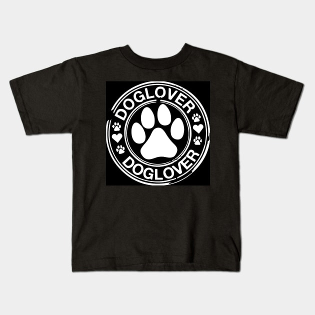 Dog Lover. Kids T-Shirt by bayamba